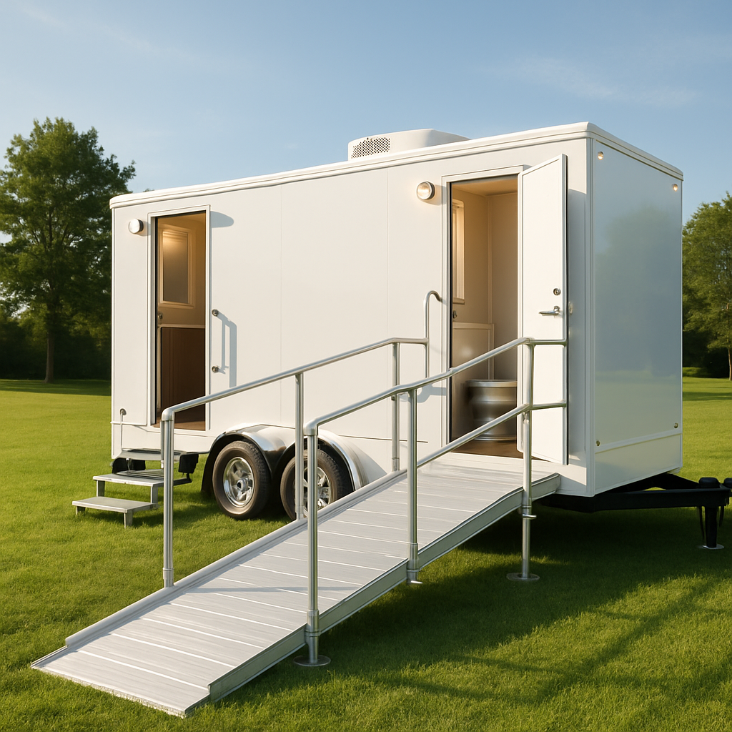 ADA restroom trailer in Maryland